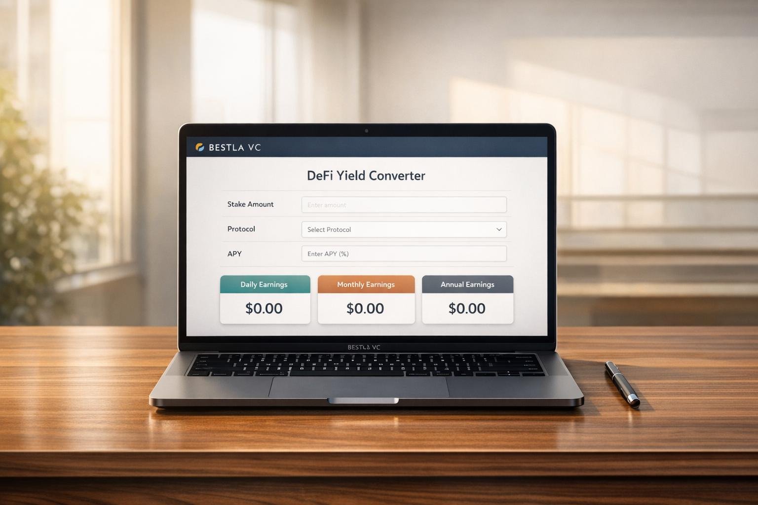 Decentralized Finance Yield Converter